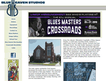 Tablet Screenshot of blueheavenstudios.com